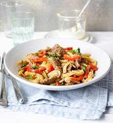 Stroganoff-Geschnetzeltes