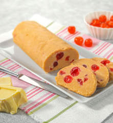 Salame bianco con ciliegie