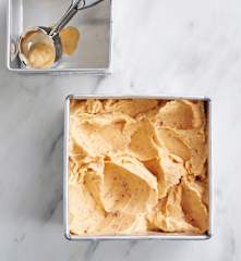 Sorvete de pêssego light