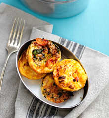 Quiches de legumes sem massa