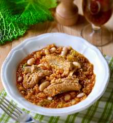 Costine di maiale alle verze