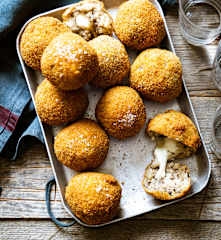 Arancini champignons-mozzarella