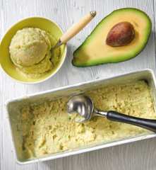 Helado de palta y banana