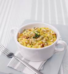 Risoto de frango com frutos secos