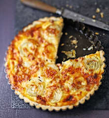 Quiche à l'endive et au lard