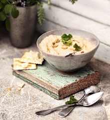 Houmous de haricots blancs et noix de cajou