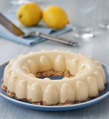 Pastel de limón con galletas