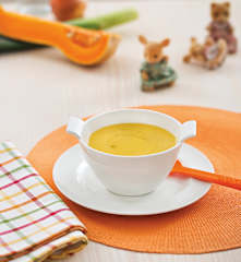 Zupa krem z białej fasoli i dyni (dla dzieci)