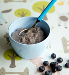 Banana and Blueberry Quinoa Porridge