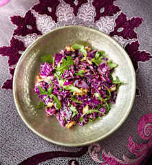 Rotkohlsalat - Kırmızı Lahana Salatası