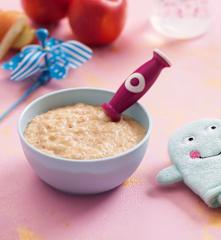 Owsianka z jabłkiem, bananem i daktylami (dla dzieci)