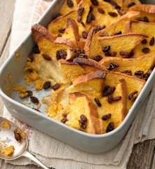 Spiced Butternut Squash Brioche Pudding
