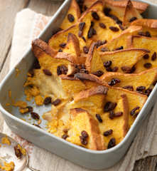 Butternut-Brioche-Auflauf