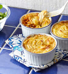 Hachis parmentier de poulet et carottes à l'orange