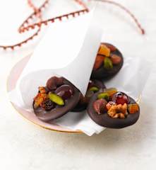 Mendiants au chocolat