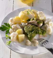 Fisch mit Kräuter-Käse-Kruste