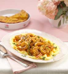 Garlic Shrimp and Grits