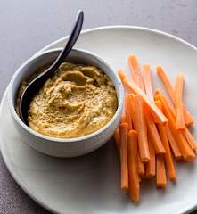 Roasted carrot dip