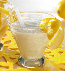Zitronen-Milchshake