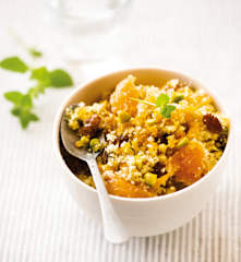 Couscous à la fleur d'oranger et aux fruits secs
