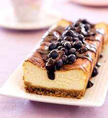 Cheesecake de mirtilos
