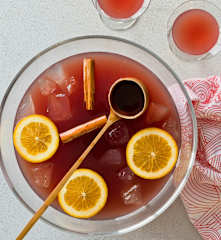 Sangria-ingefær-punch