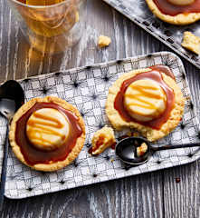 Tartelette bavaroise poire et caramel