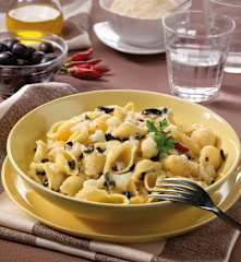 Conchiglie cu sos de conopidă