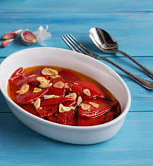 Pimientos de piquillo con ajos