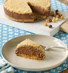 Tarta helada de crema de avellanas y mascarpone