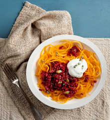 Fall Chopped Salad with Yogurt Dressing