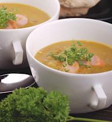 Zupa z soczewicy z kiełbasą