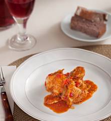 Conejo al chilindrón