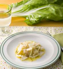 Papillote de pencas de acelga