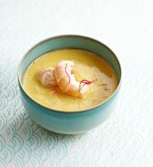 Velouté de langoustines à la vanille