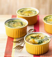Epinards et oeufs en cocotte