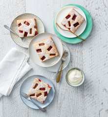 Quick fruit sponge