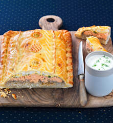 Koulibiac di salmone al profumo di aneto