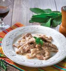 Straccetti di vitello al Marsala