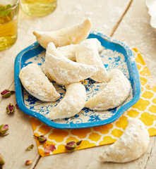 Cornes de gazelle à la rose