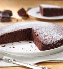 Torta al cioccolato (senza glutine e senza uova)