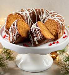Spiced Butternut Squash Bundt Cake with Maple Glaze