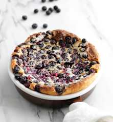 Clafoutis de mirtilos
