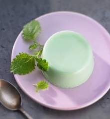 Waldmeister-Panna-Cotta