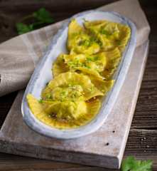Dumplings tyrolean (Schlutzkrapfen)
