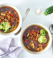 Zoodle-Suppe