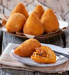 Arancini ai frutti di mare