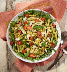 Turkey, Asparagus and Goat Cheese Penne