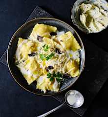 Raviolis à la truffe et au parmesan
