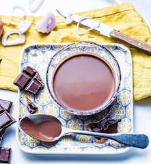 Sauce au floc rouge et chocolat